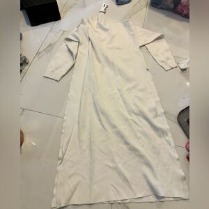 adolfo dominguez white turtleneck dress long sleeve #11